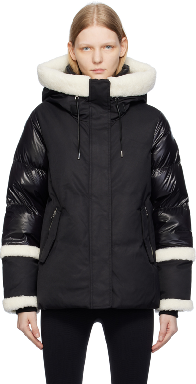 Mackage Black Cyrah Down Jacket In Multi