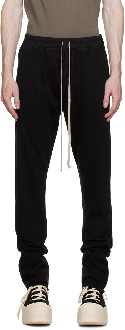 Rick Owens Drkshdw Berlin Organic Cotton Trousers In Black