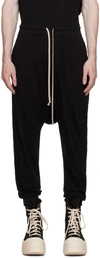 Rick Owens Drkshdw Drawstring Track Pants In 09 Black