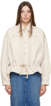 ISABEL MARANT ÉTOILE OFF-WHITE DELLY JACKET