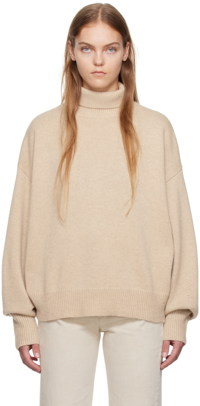 ISABEL MARANT BEIGE ASPEN TURTLENECK