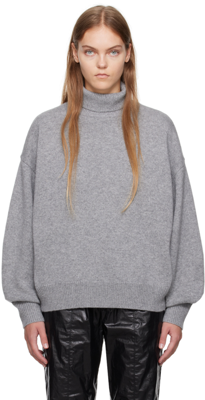 Isabel Marant Gray Aspen Turtleneck In 02gy Grey