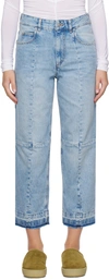 Isabel Marant Blue Norela Jeans In 30lu Light Blue