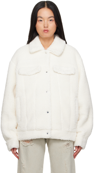 Axel Arigato Baxter Fleece Jacket In Weiss