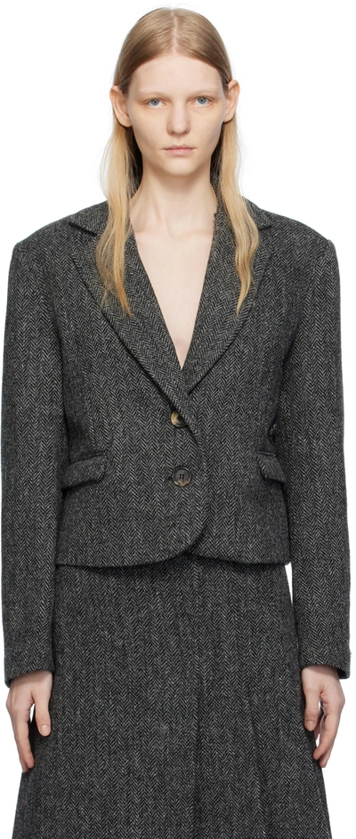 Saks Potts Gray Matteo Blazer In Grey