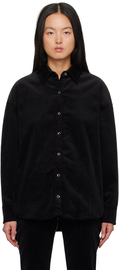 Staud Matthew Shirt In Blk Black