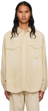 ISABEL MARANT BEIGE TAILLY DENIM SHIRT