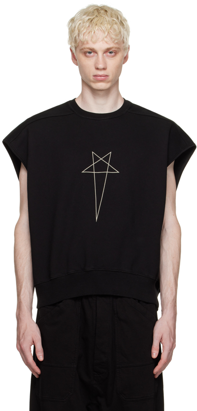 Rick Owens Drkshdw Black Jumbo Tatlin Sweatshirt