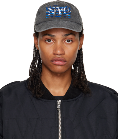Who Decides War Gray 'wdw Nyc' Cap In Grey