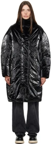 Isabel Marant Étoile Black Debby Puffer Coat In 01bk Black