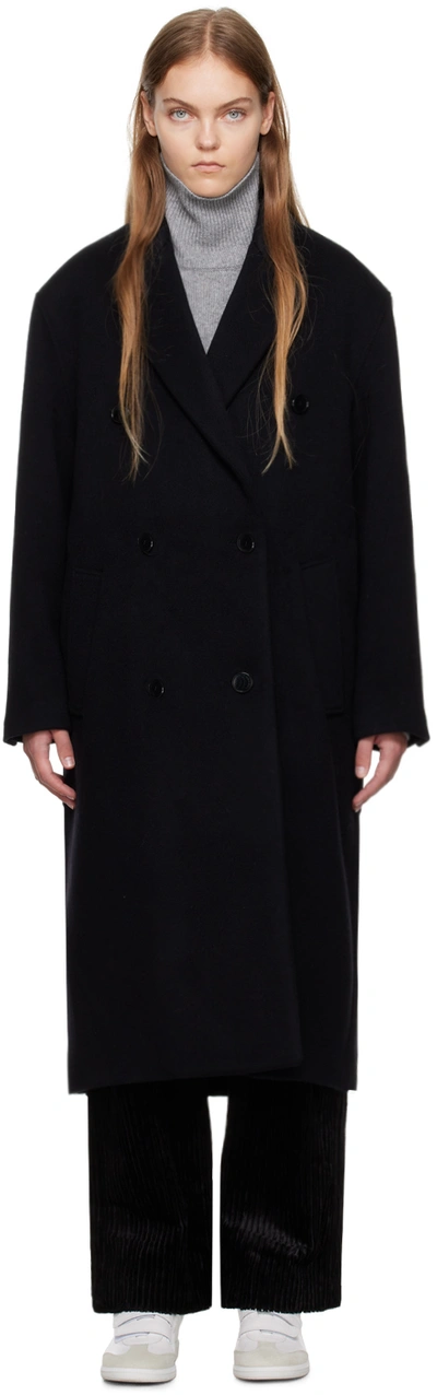 Isabel Marant Theodore Timeless Coat In Black