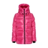 Canada Goose Cypress Hooded Down Puffer Coat In Summit_pink_rose_sommet