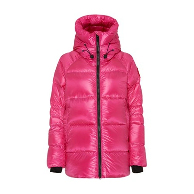 Canada Goose Cypress Hooded Down Puffer Coat In Summit Pink