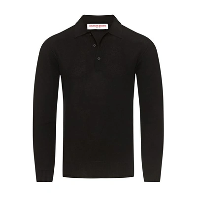 Orlebar Brown Maranon Long-sleeved Polo Shirt