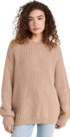 Anine Bing Beige Sydney Sweater In Camel