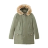 Woolrich Arctic Parka With Detachable Fur In Tundra_grey
