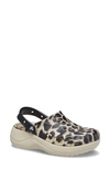 Crocs Platform Animal Remix Clog W Sandals In Leopard