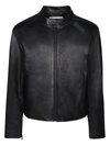 Acne Studios Leather Jacket In Black