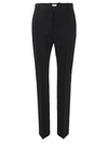 Bottega Veneta Sart Grain De Poudre Trousers In Black