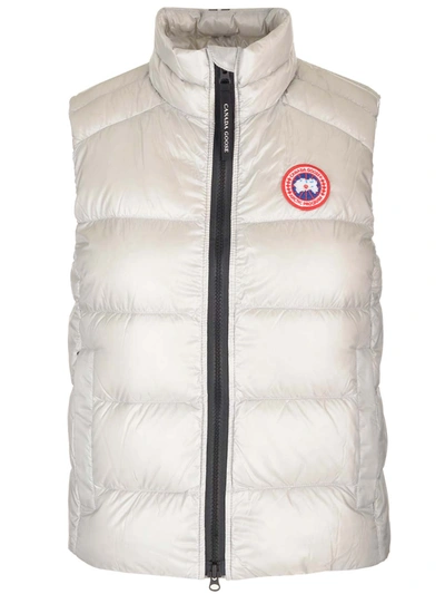 Canada Goose Cypress Padded Vest In Silver
