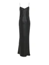 Saint Laurent Long Dresses In Black