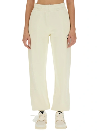 Off-white Jogging Pants In Ivory