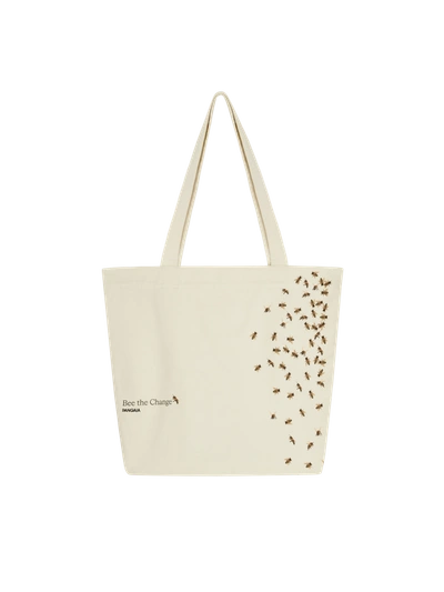 Pangaia Bee The Change Tote Bag In Undyed