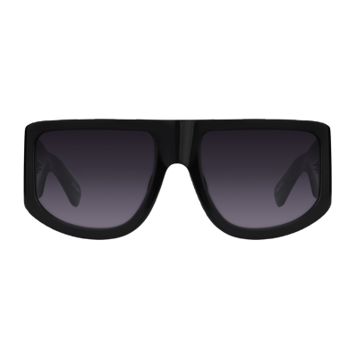 Nué It Girl Sunglasses In Black With Crystals
