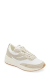 Superga 4089 Training 9ts Slim Sneaker In White/pink/beige In White Avorio Beige Light Gum