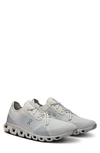 On Cloud X 3 Ad Running Shoe In Glacier/ Alloy