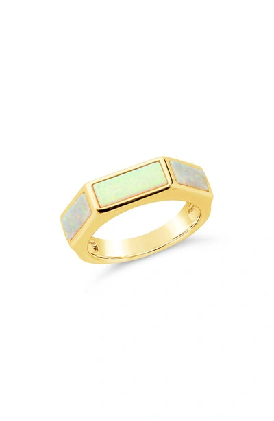 Sterling Forever Alani Stacking Ring In Gold
