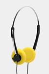 Retrospekt Retro Foam On-ear Headphones By  In Yellow