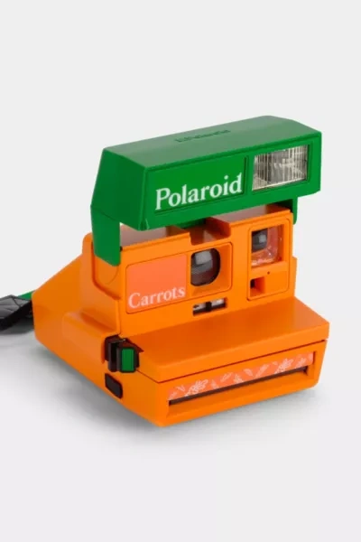 Retrospekt Polaroid Carrots By Anwar Carrots 600 Instant Film Camera By  In Orange