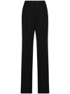DOLCE & GABBANA HIGH-WAISTED TROUSERS WITH BOX-PLEAT