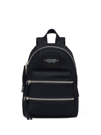 Marc Jacobs The Biker Nylon Medium Backpack In Black
