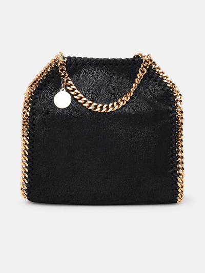 Stella Mccartney Recycled Polyester Tiny Bag In Black