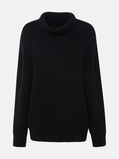 Khaite Landen Black Cashmere Sweater