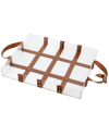 R16 R16 HOME ACRYLIC TRAY LEATHER STRAPS