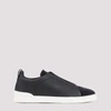 ZEGNA ZEGNA LEATHER SNEAKERS