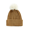 La Canadienne Helio Wool Blend Tuque In Camel
