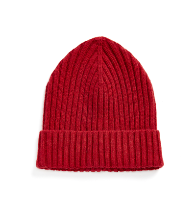 La Canadienne Haley Cashmere Hat In Red