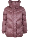 Woolrich Aliquippa Chevron-quilting Puffer Jacket In Amethyst