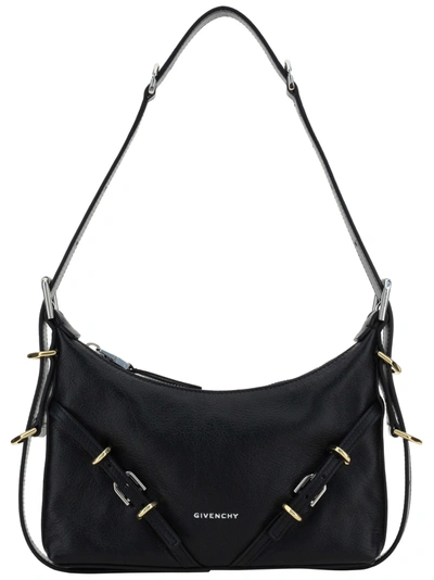 Givenchy Voyou Shoulder Bag In Black