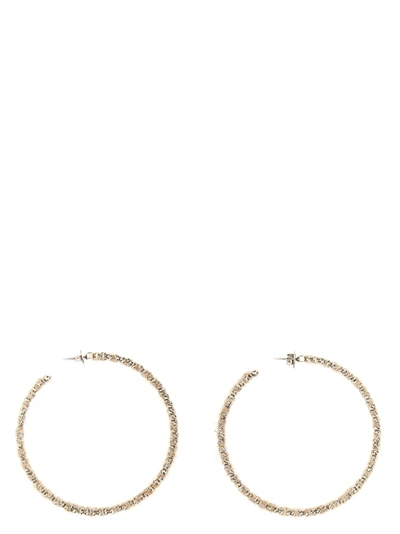 Brunello Cucinelli Mohair Earrings In Gold