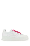 Dsquared2 White Canadian Low Top Sneakers In White