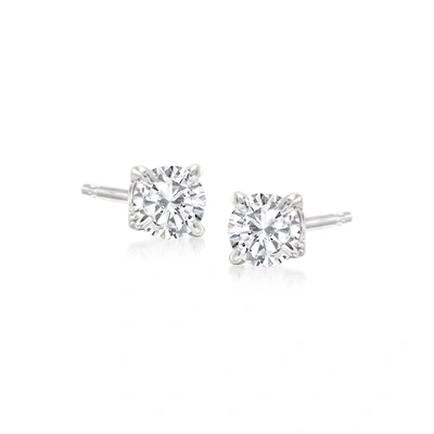 Ross-simons Diamond In 14kt White Gold In Silver