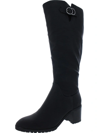 Lifestride Morrison Womens Wide Calf Tall Knee-high Boots In Black