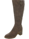 Lifestride Morrison Womens Wide Calf Tall Knee-high Boots In Brown