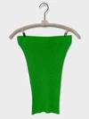 KLONI & THE KREW WOMEN'S KNITTED RIBBED TOP IN GREEN