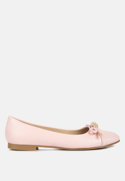 London Rag Peretti Flat Formal Loafers In Tan